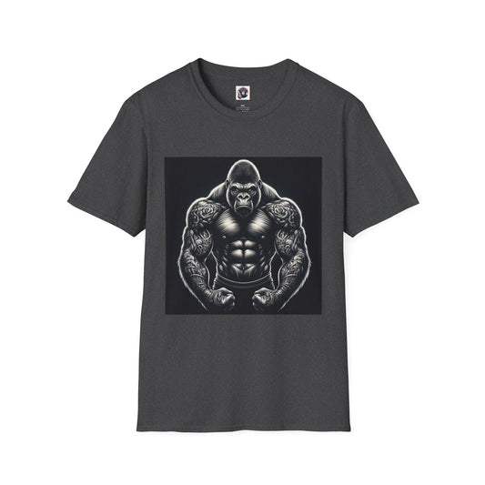 Gorilla T-Shirt Printify XS Dark Heather 