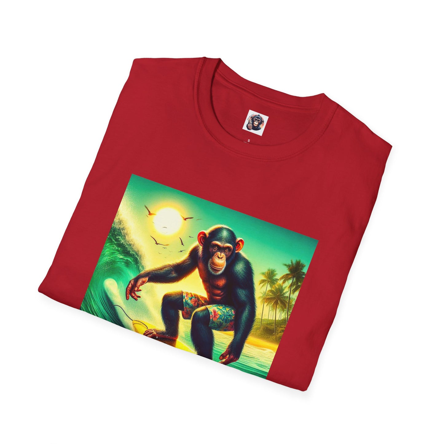 Chimp T-Shirt Printify   