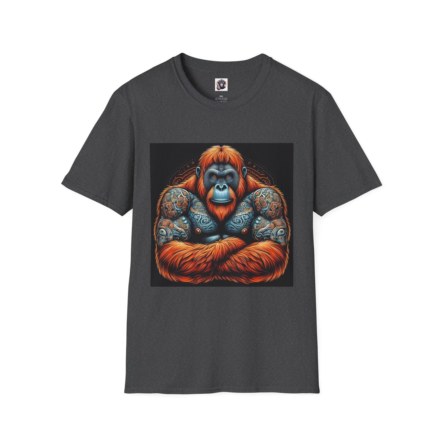 Orangutans T-Shirt Printify XS Dark Heather 