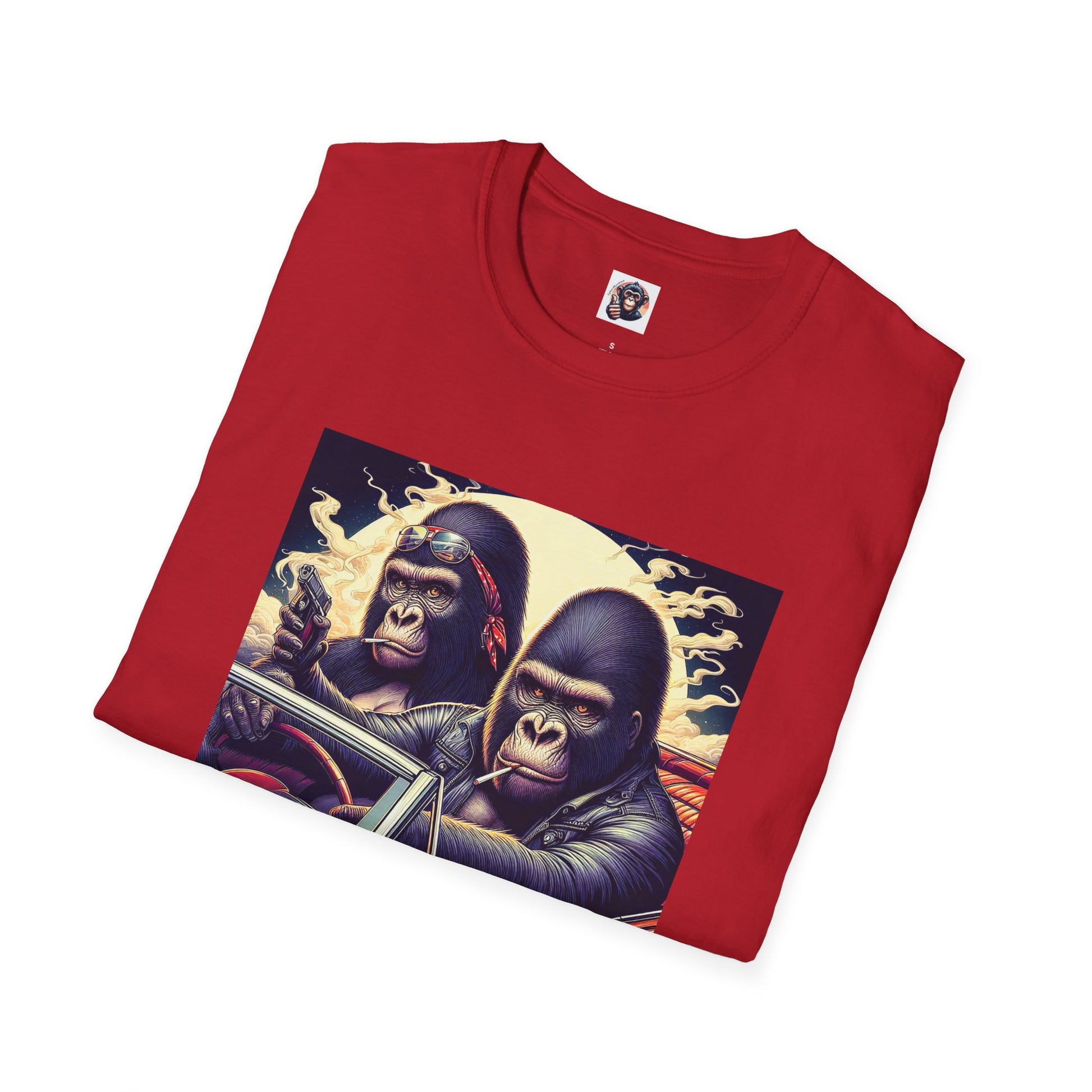 Wacky Gorilla T-Shirt Printify   