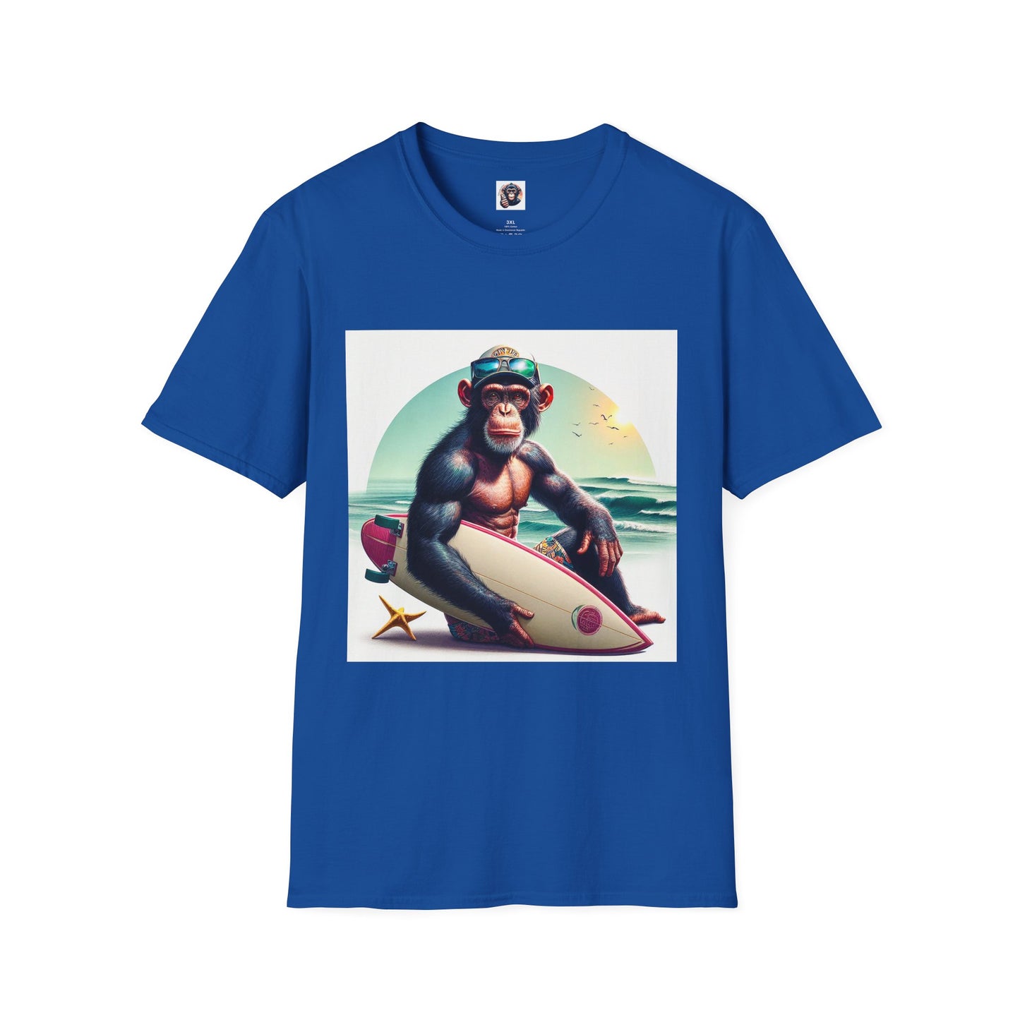 Chimp T-Shirt Printify XS Royal 