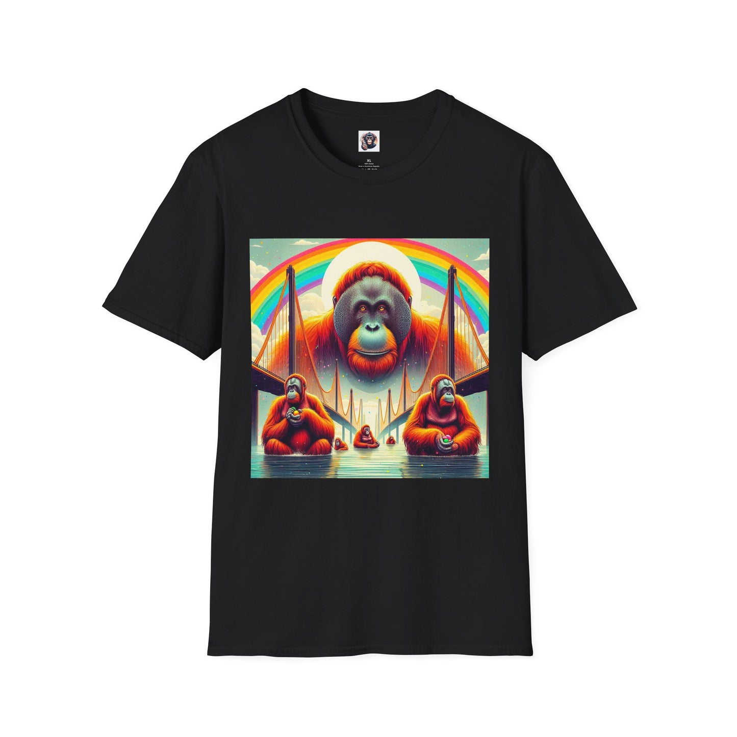 Orangutans T-Shirt Printify S Black 