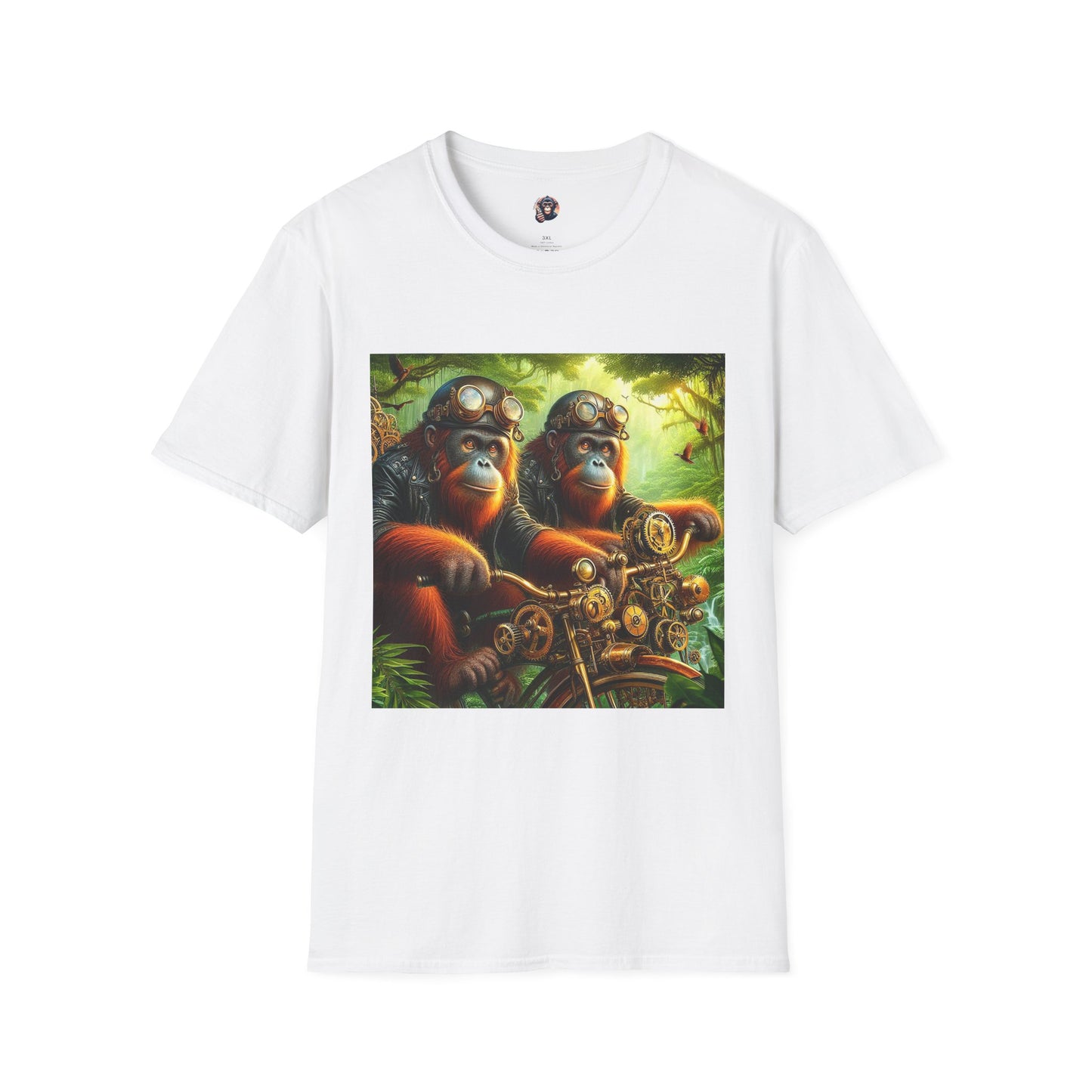 Orangutans T-Shirt Printify S White 