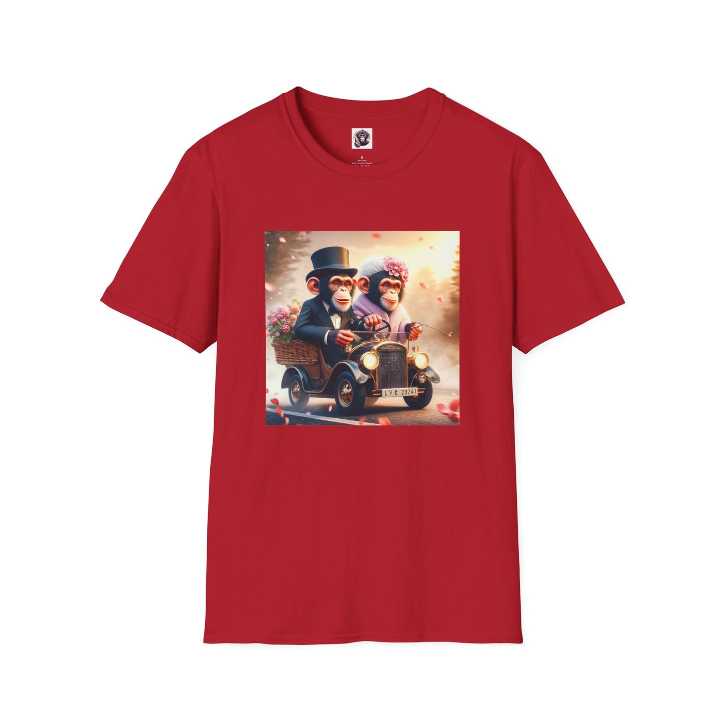 Wacky Chimp T-Shirt Printify S Cherry Red 