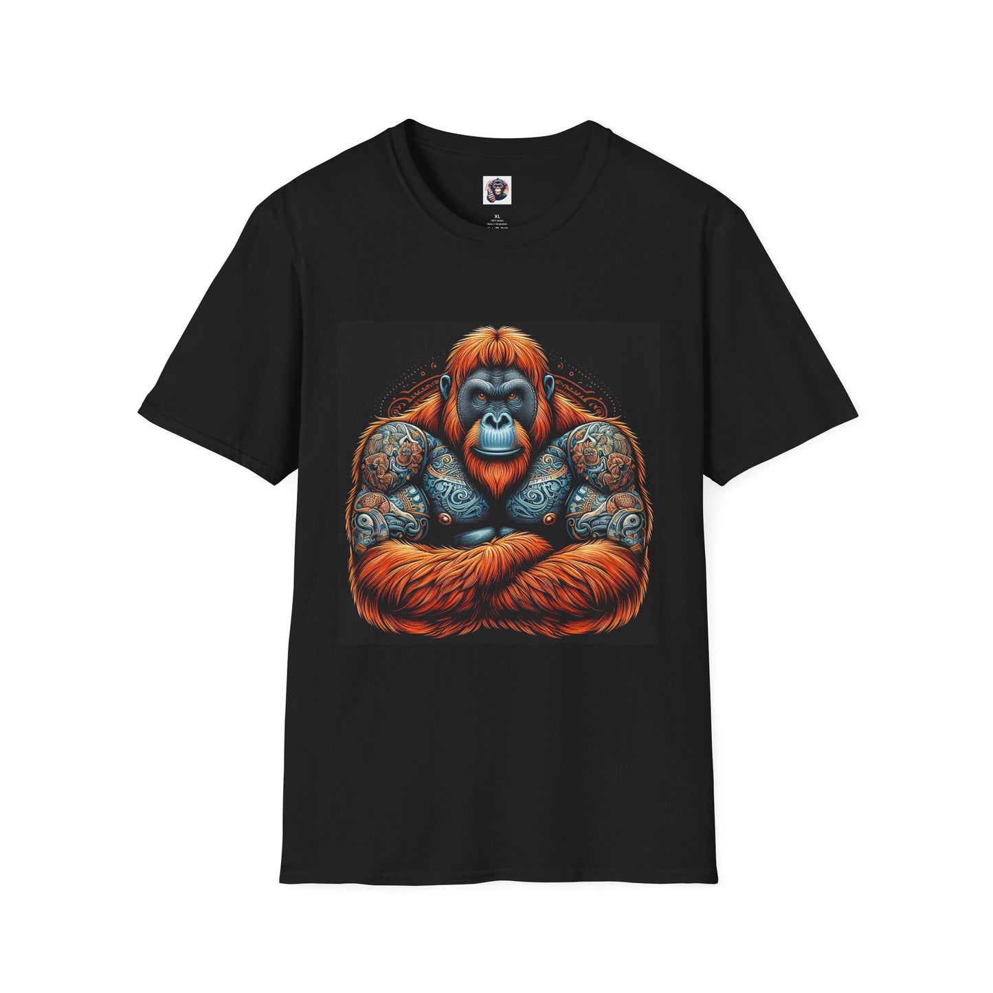 Orangutans muscles T-Shirt Printify XS Black