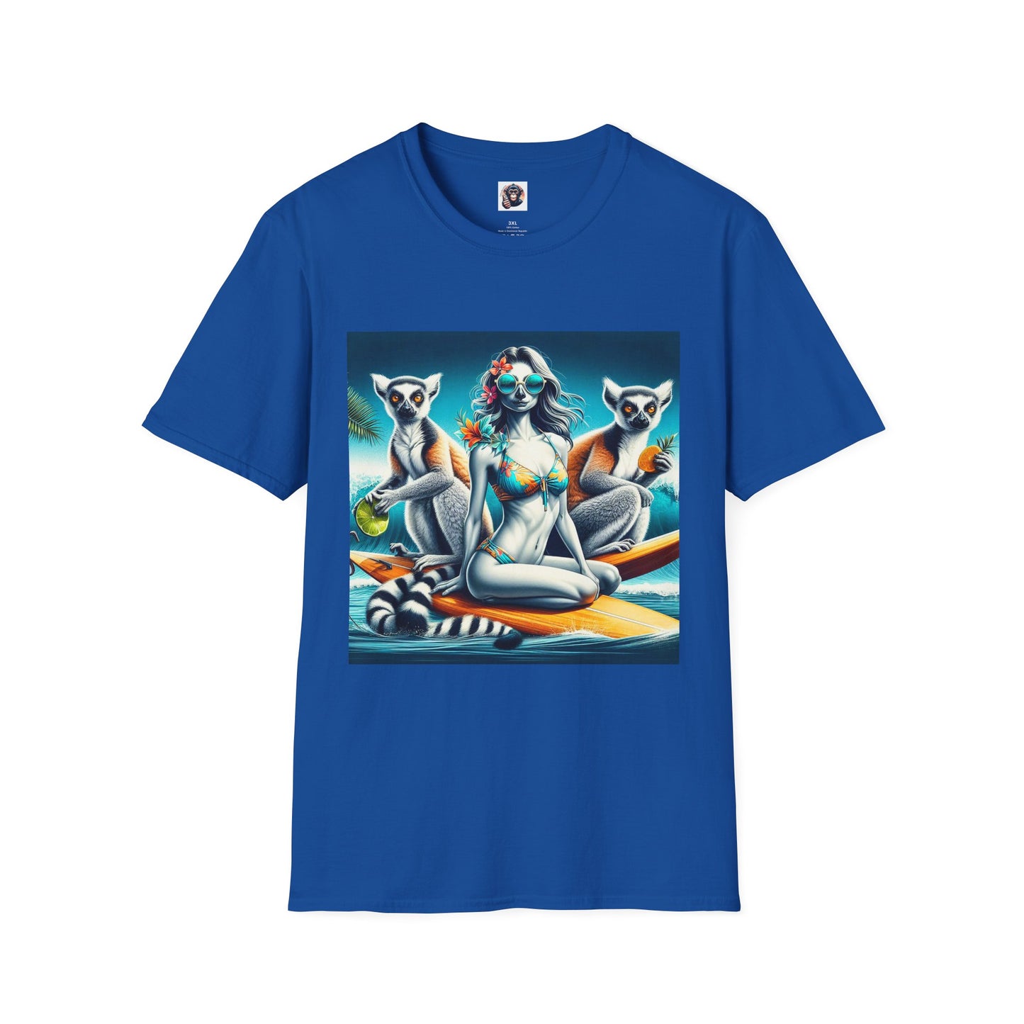 Lemurs T-Shirt Printify XS Royal 