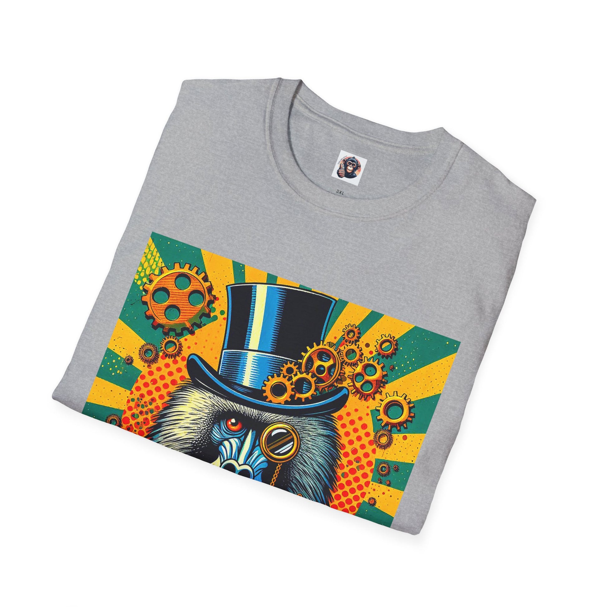 Baboon steam punk T-Shirt Printify