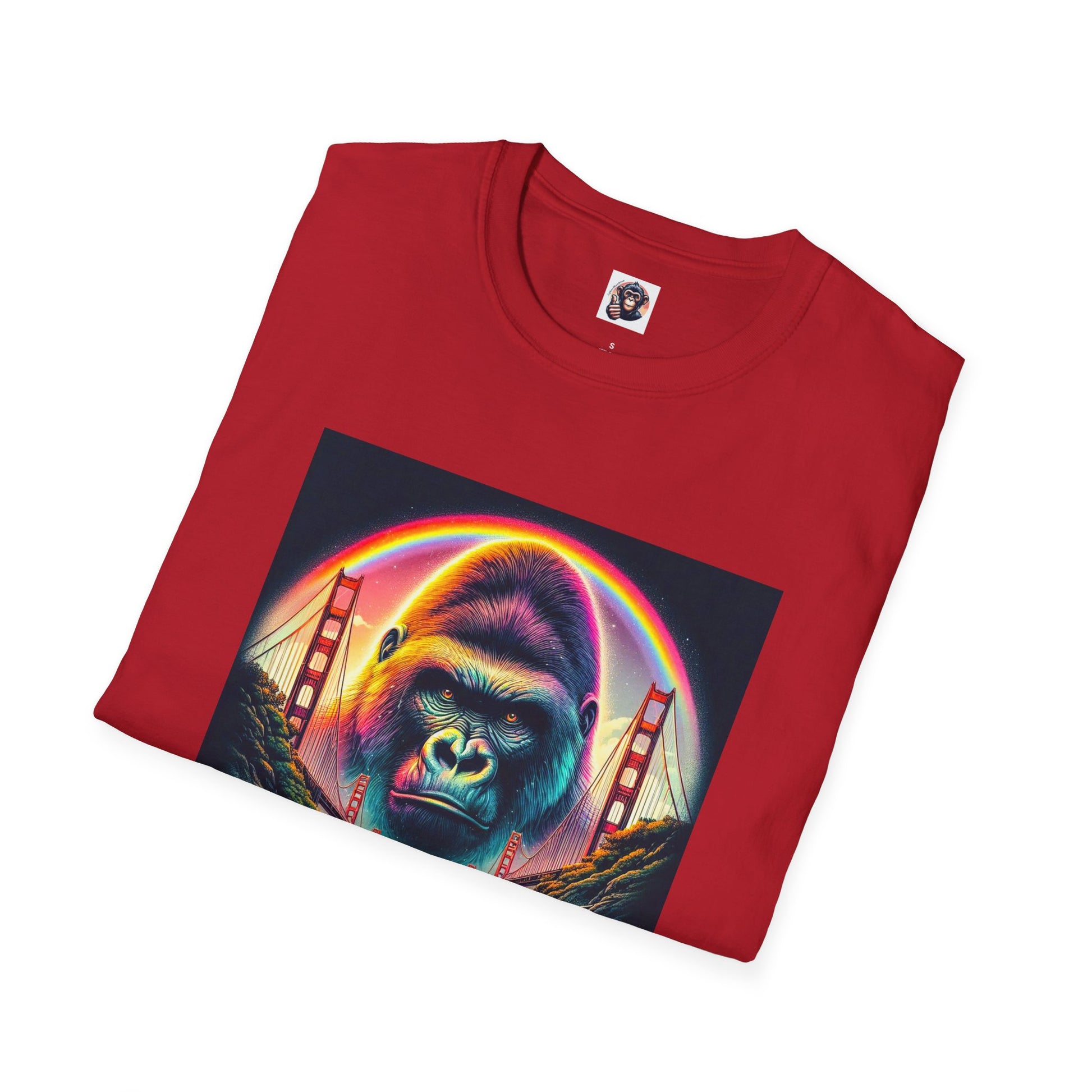 Gorilla T-Shirt Printify   