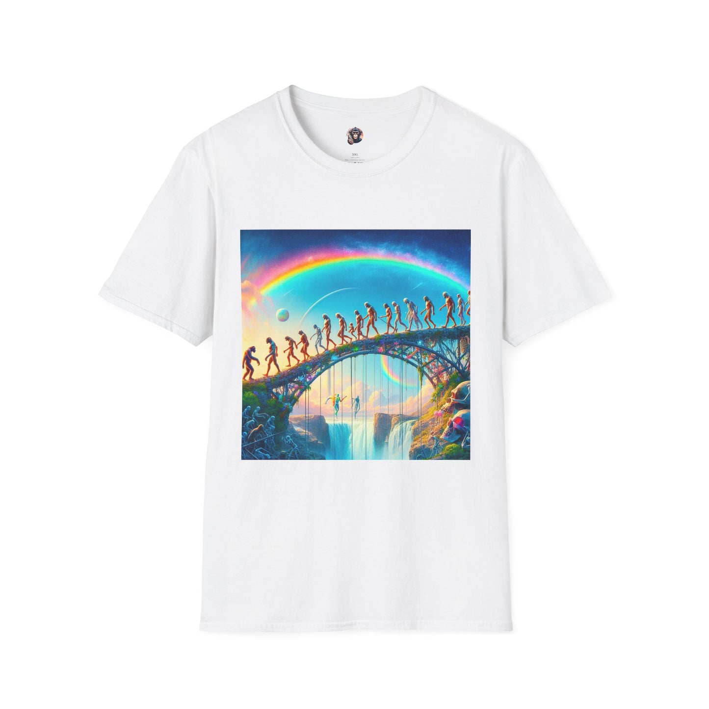 Homo Sapiens T-Shirt Printify S White 