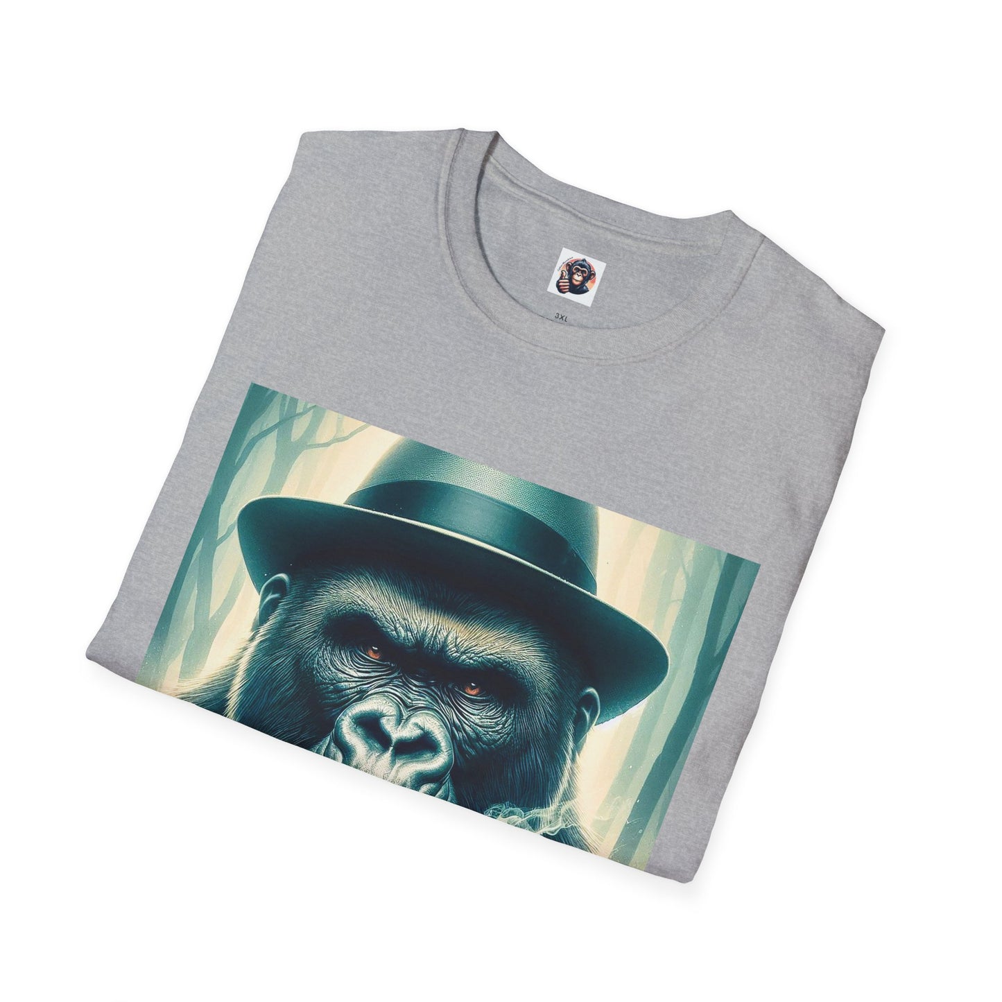 Gorilla T-Shirt Printify   