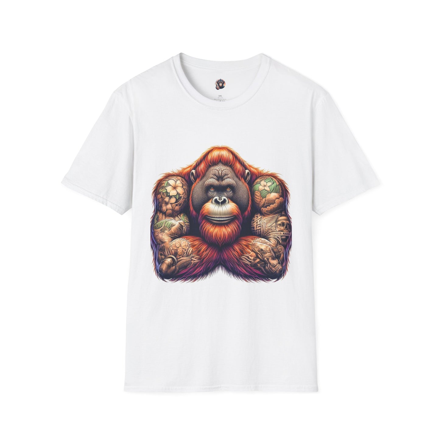 Orangutans T-Shirt Printify S White 