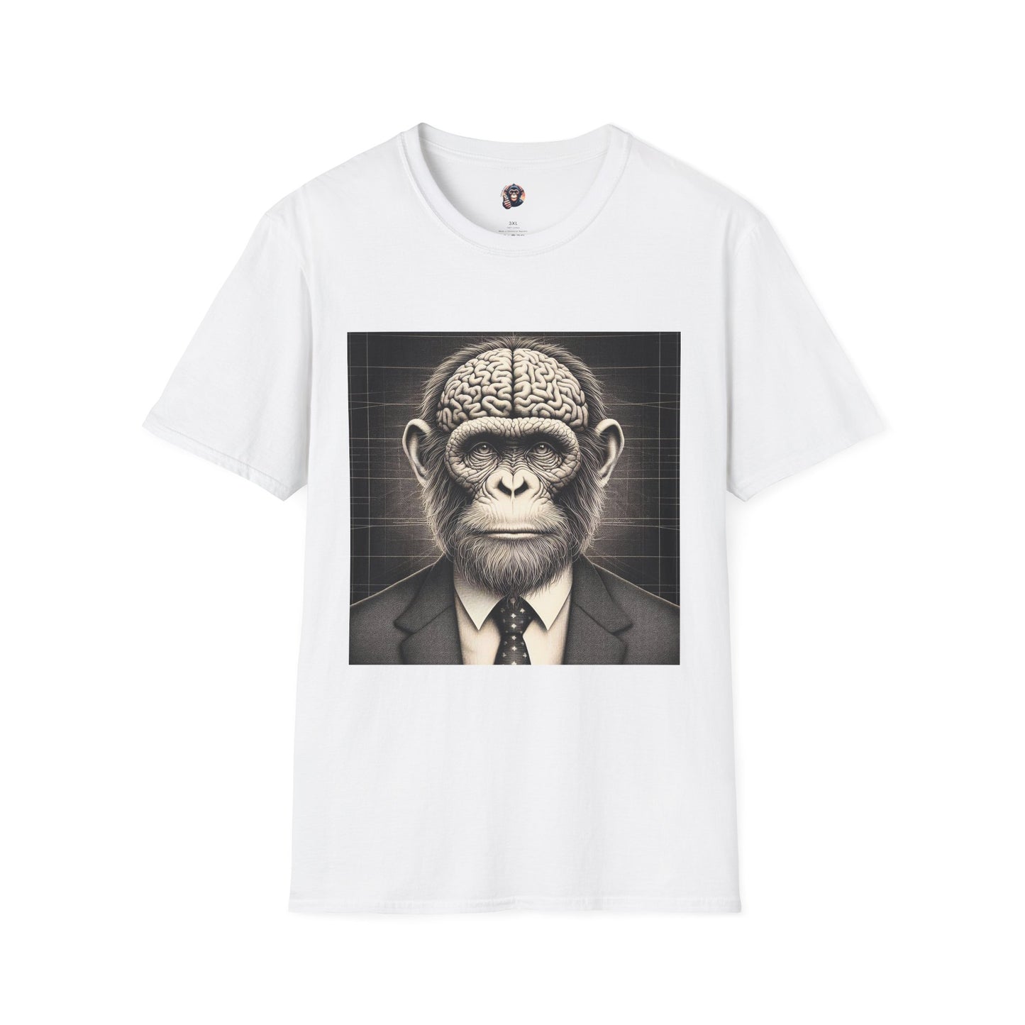 Homo Sapiens T-Shirt Printify S White 