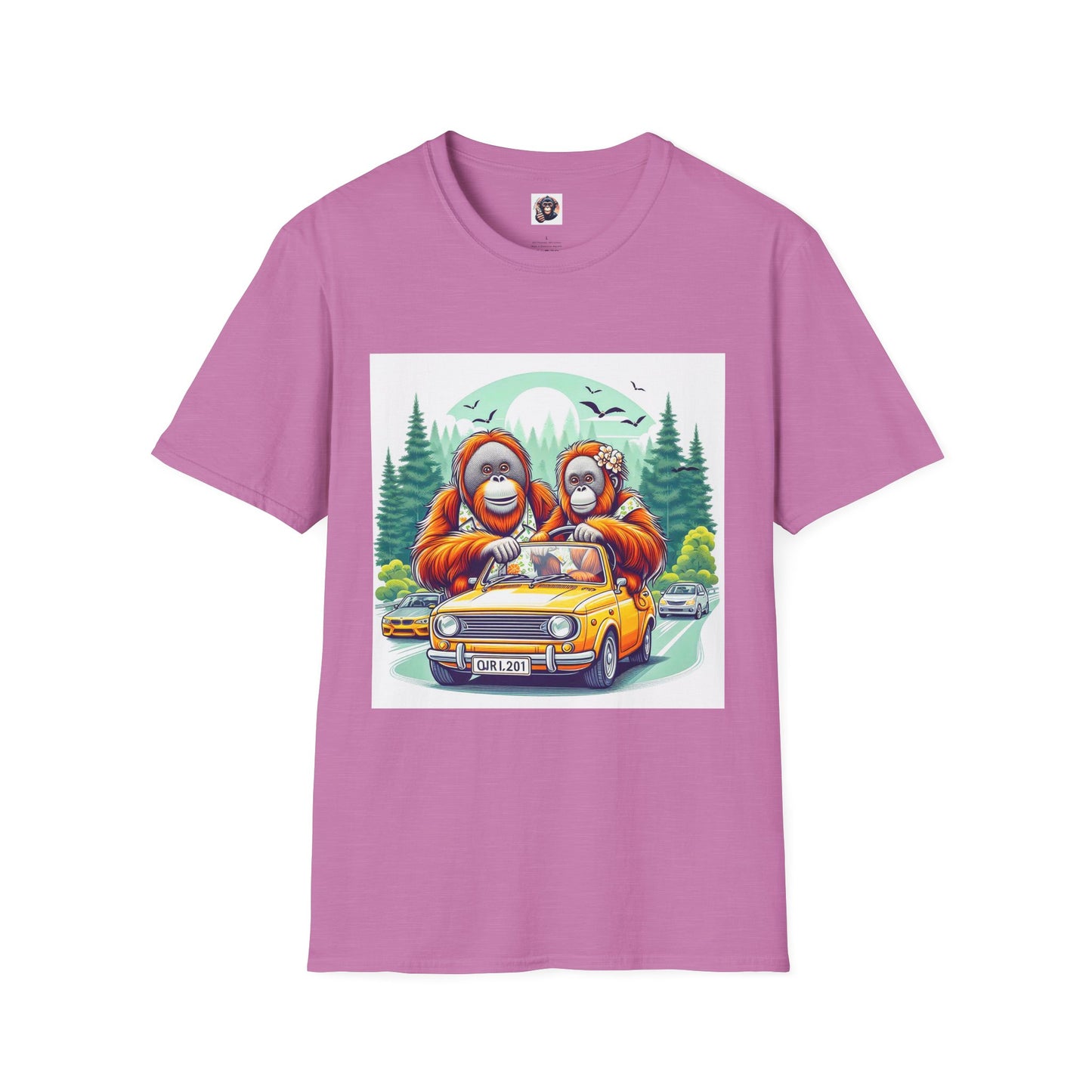 Orangutans T-Shirt Printify S Heather Radiant Orchid 