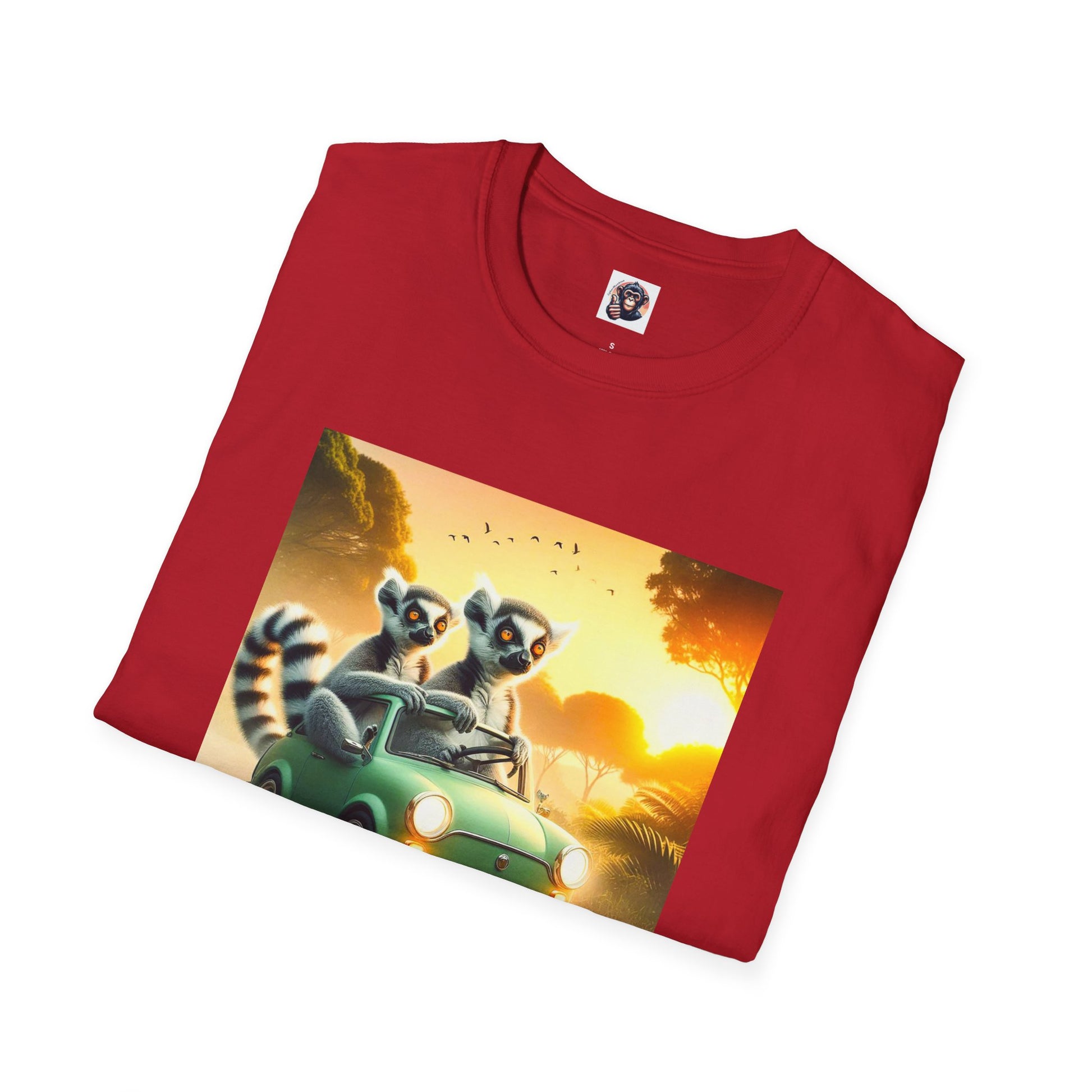 Wacky Lemurs T-Shirt Printify   