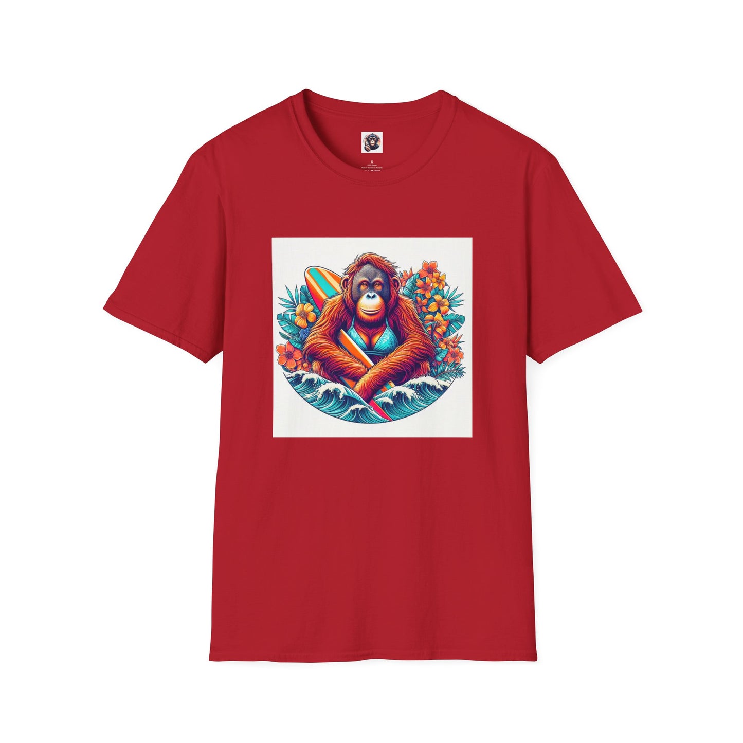 Orangutans T-Shirt Printify S Cherry Red 