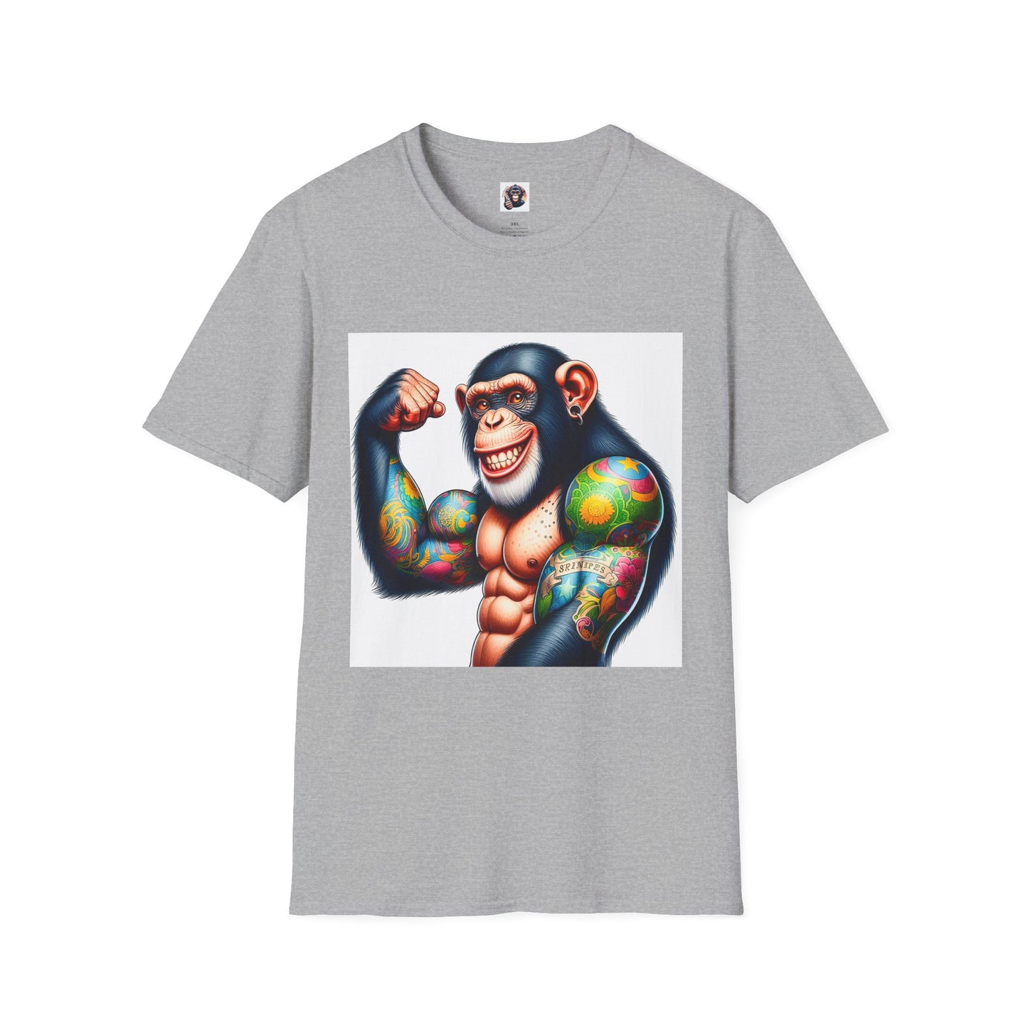 Chimp T-Shirt Printify XS Sport Grey 