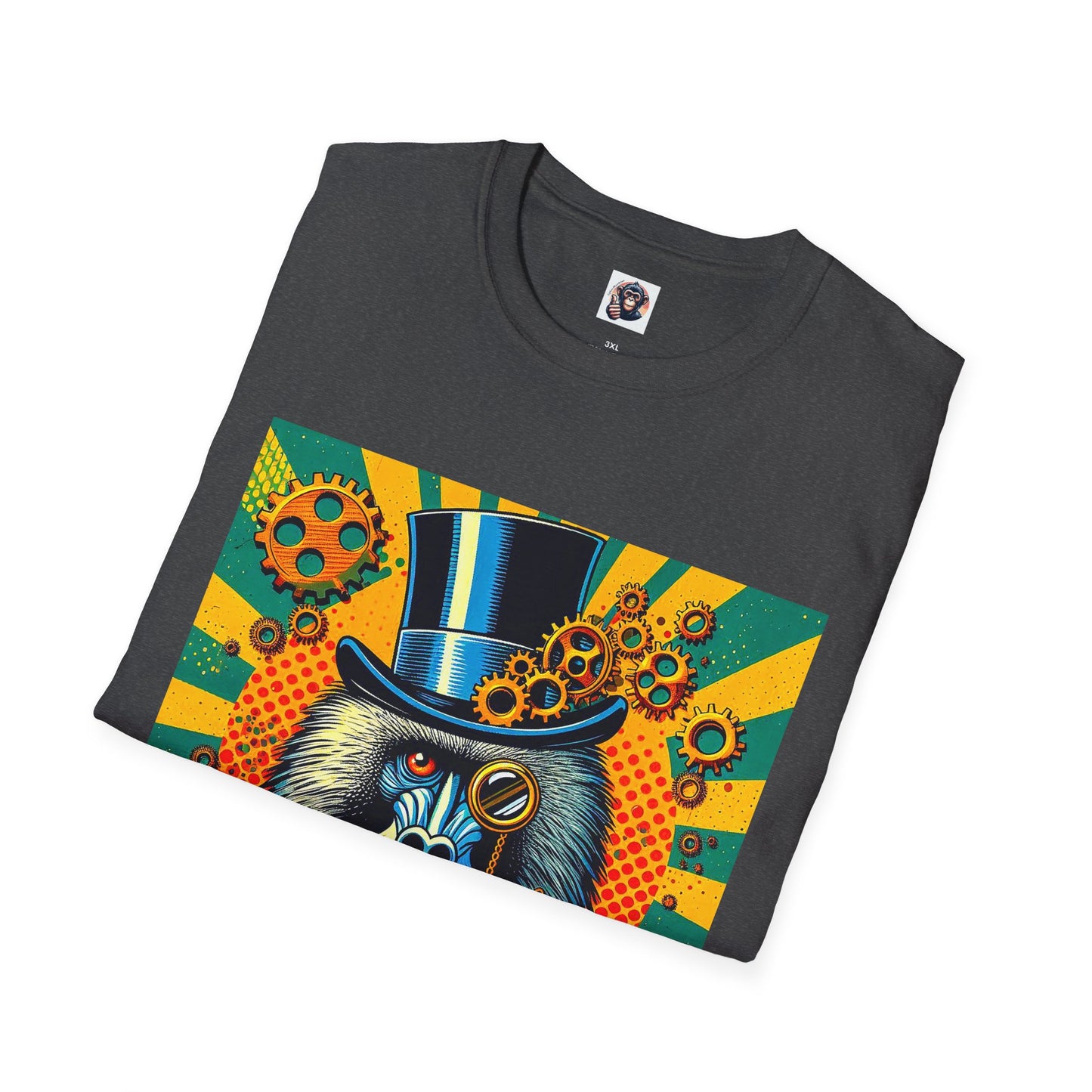 Baboon steam punk T-Shirt Printify
