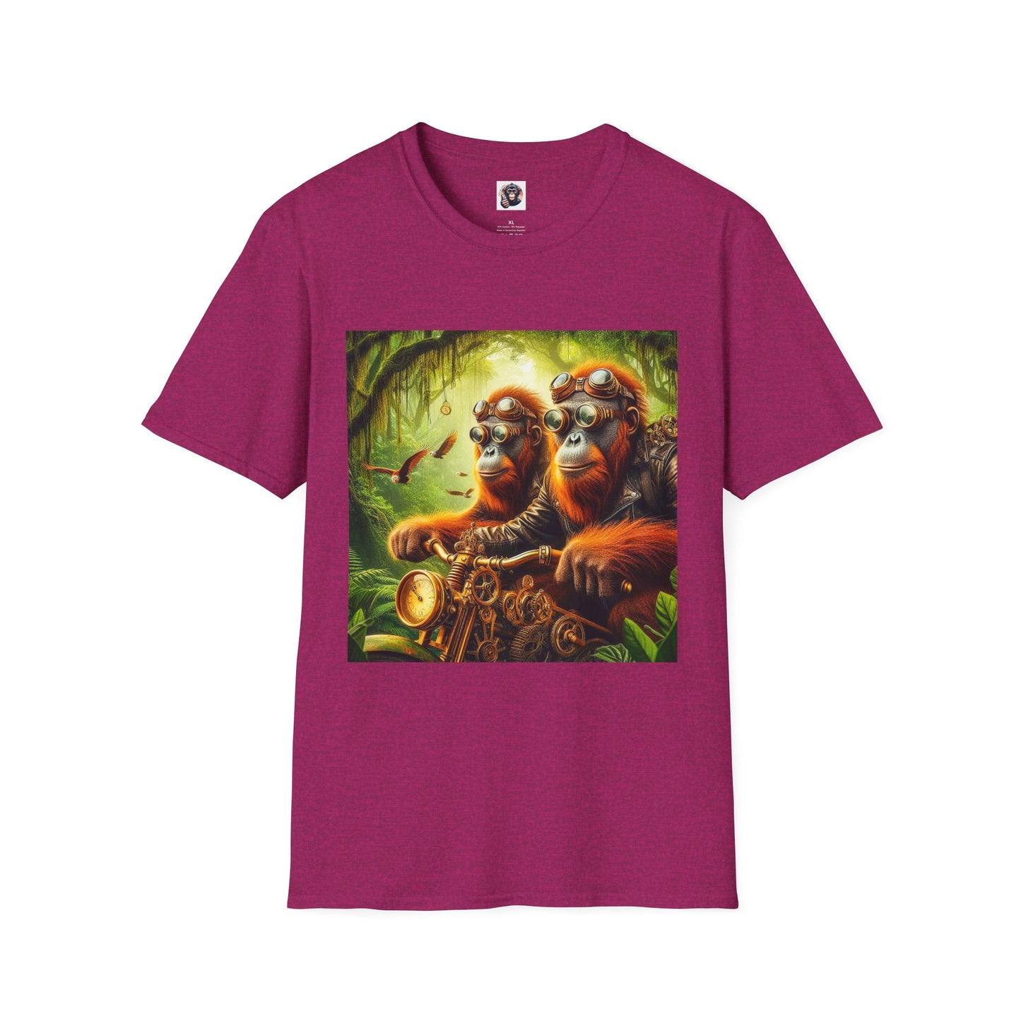 Orangutans T-Shirt Printify S Antique Heliconia 