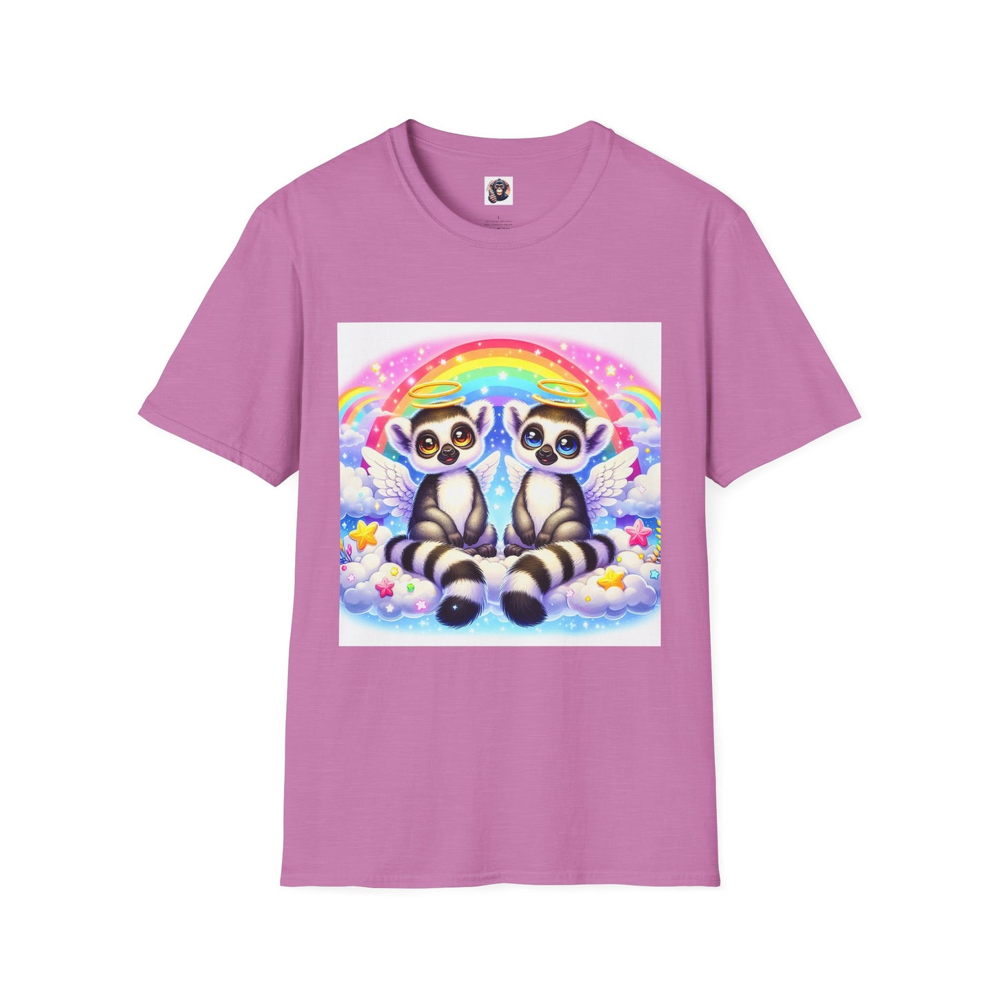 Lemurs T-Shirt Printify S Heather Radiant Orchid 