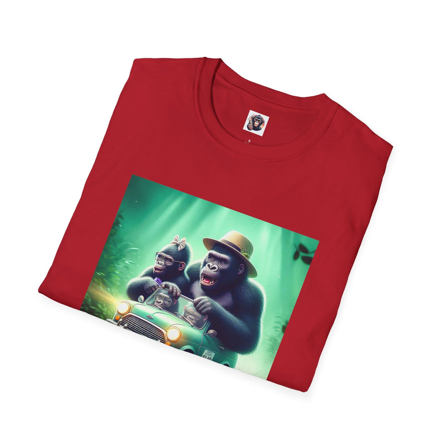 Wacky Gorilla T-Shirt Printify   