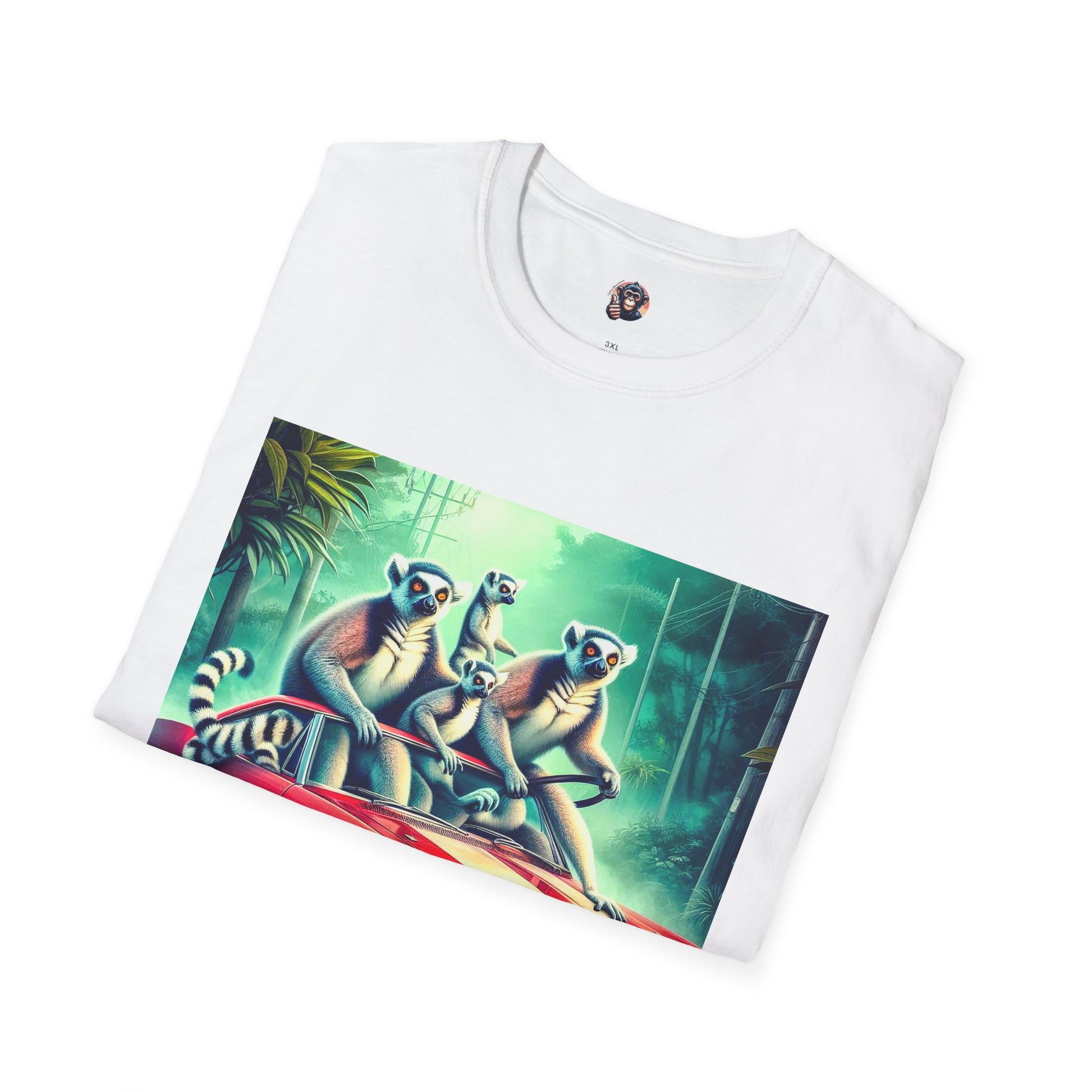 Wacky Lemurs T-Shirt Printify   