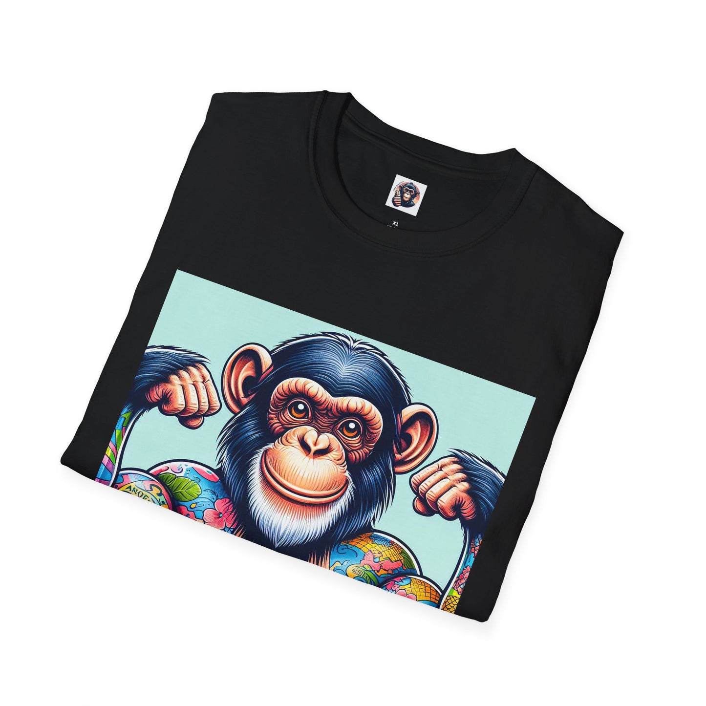 Chimp T-Shirt Printify   