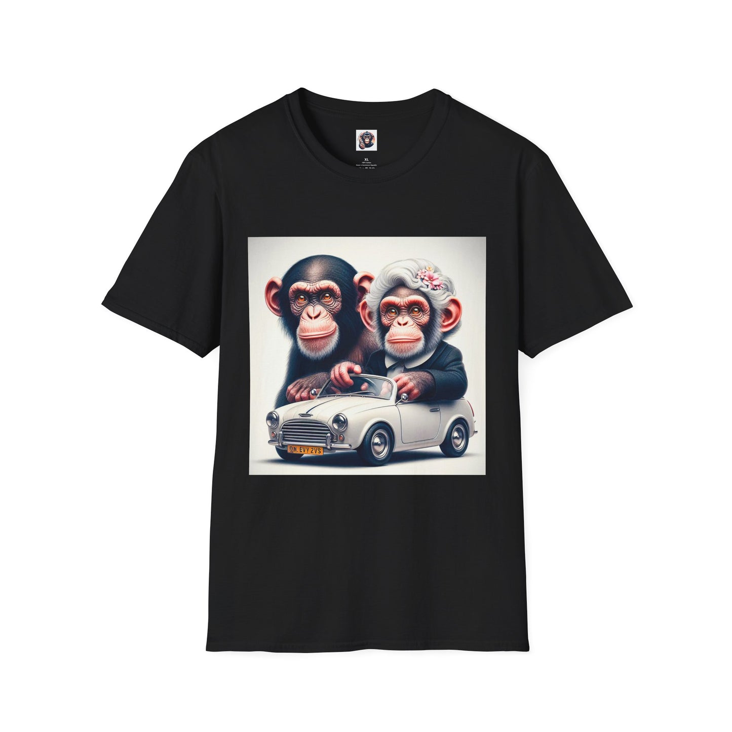 Wacky Chimp T-Shirt Printify S Black 