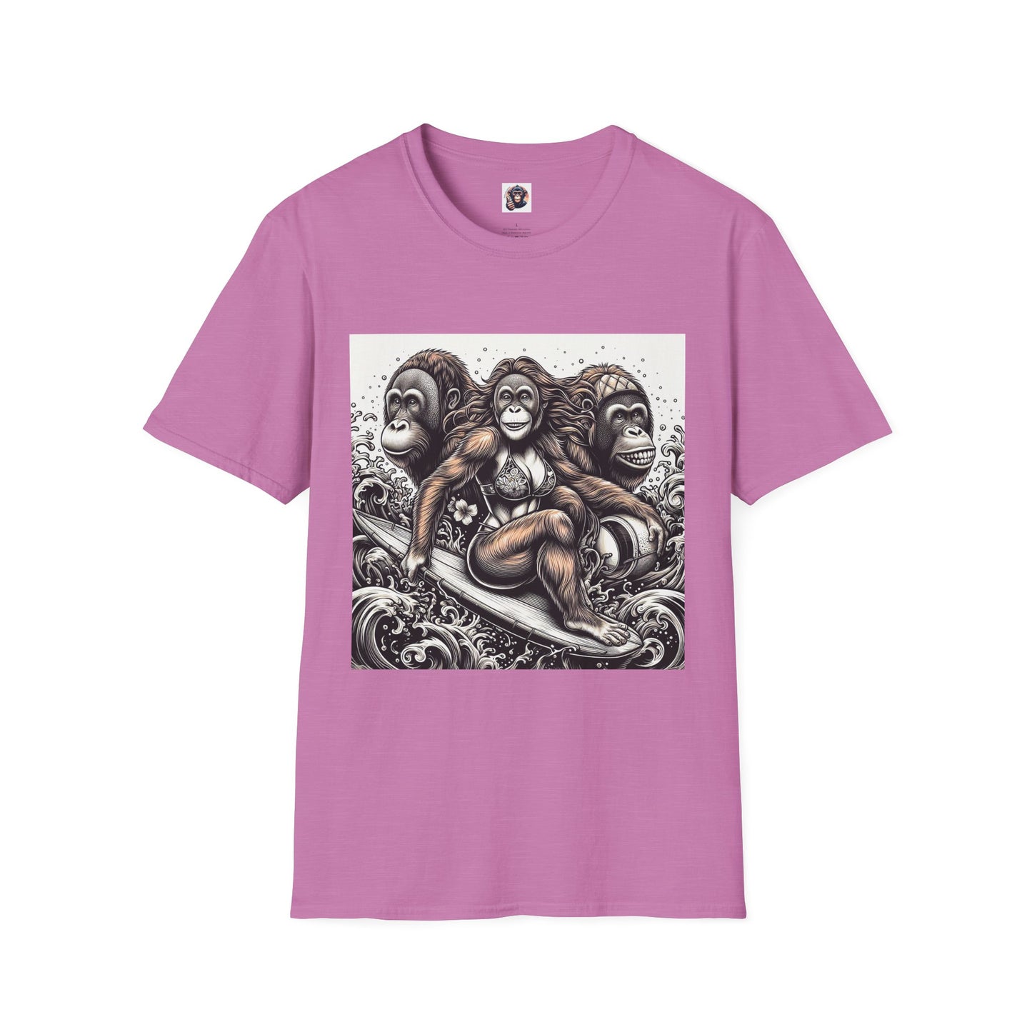 Orangutans T-Shirt Printify S Heather Radiant Orchid 