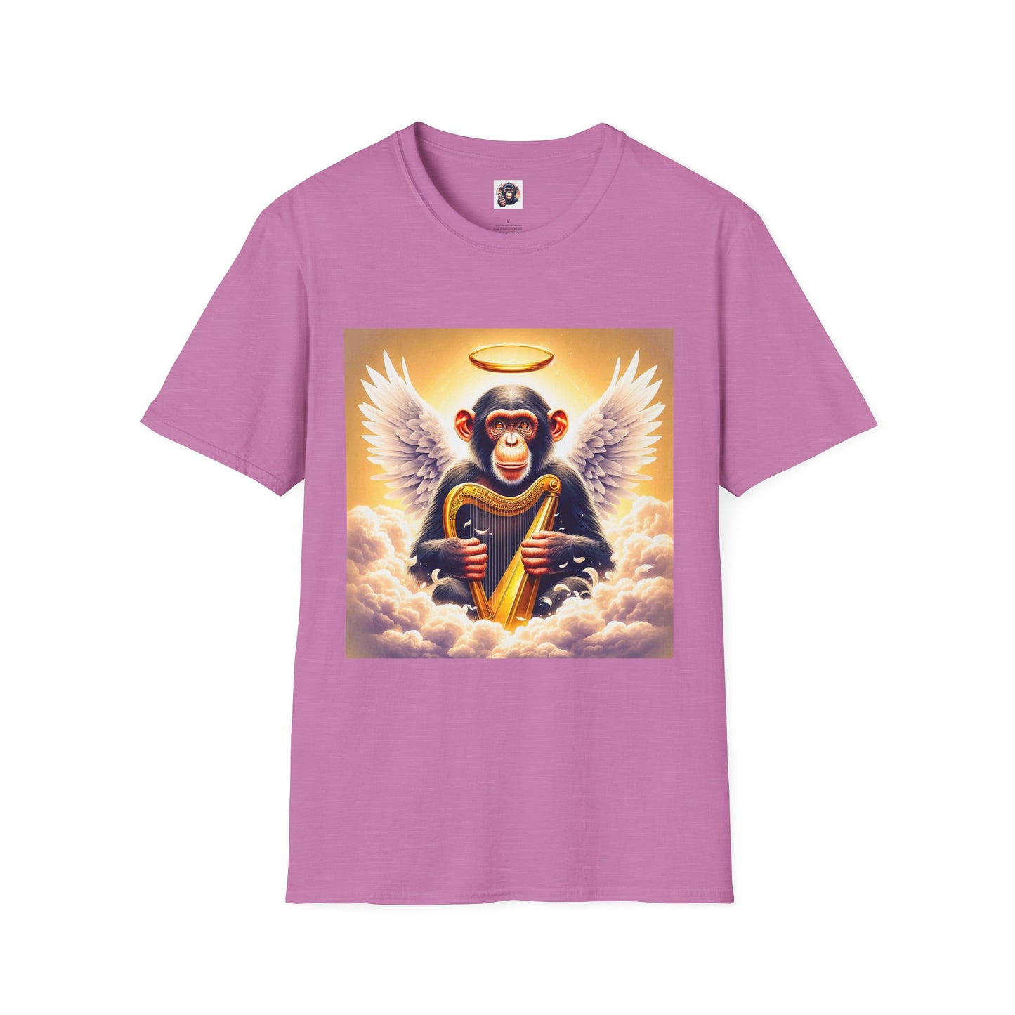 Chimp T-Shirt Printify S Heather Radiant Orchid 