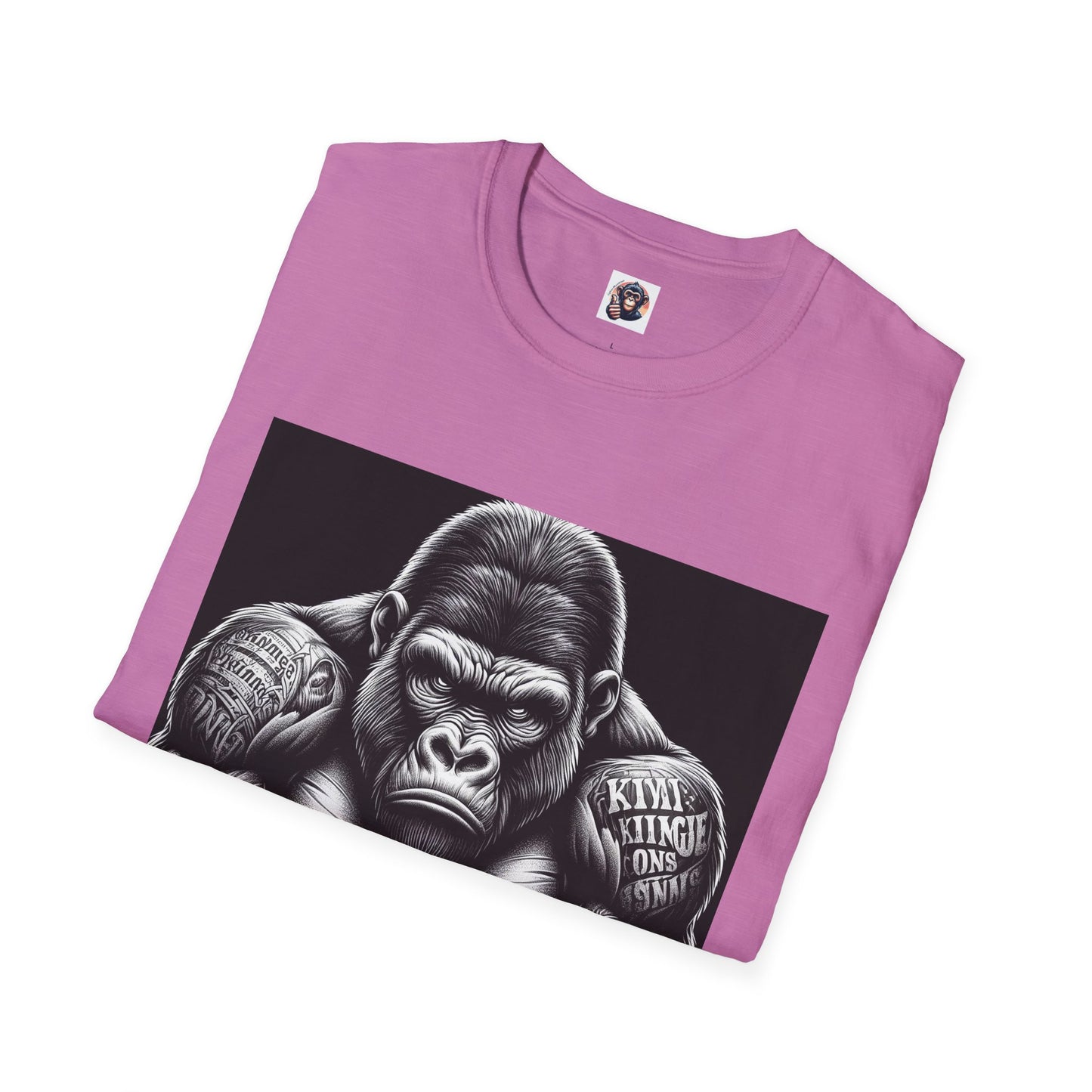 Gorilla T-Shirt Printify   