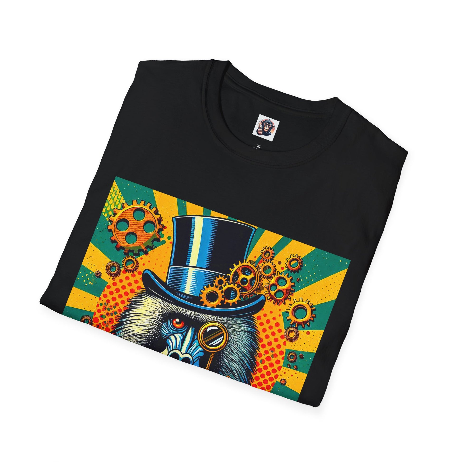 Baboon steam punk T-Shirt Printify
