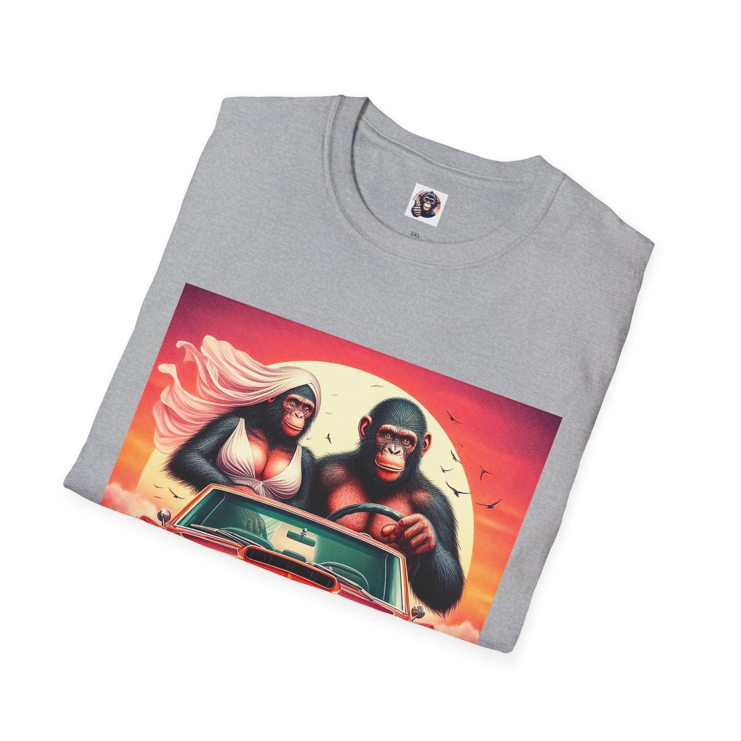 Wacky Bonobo T-Shirt Printify   