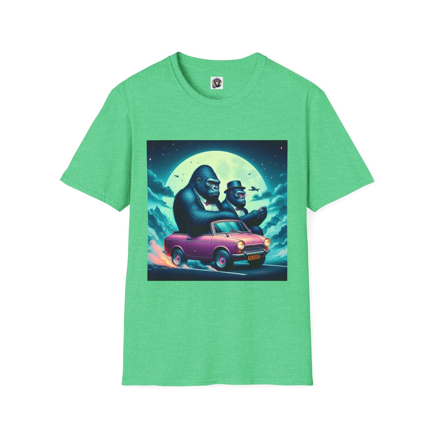 Wacky Gorilla T-Shirt Printify S Heather Irish Green 