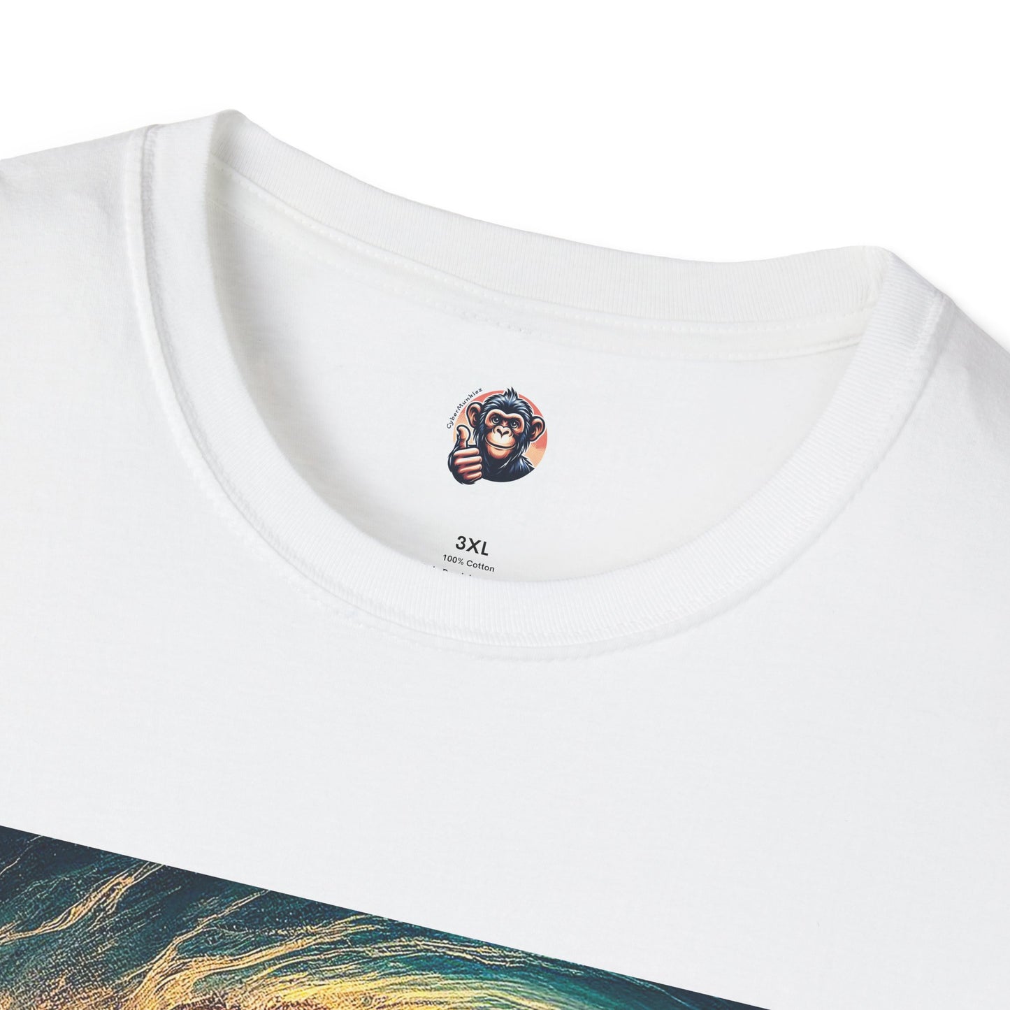 Chimp T-Shirt Printify   