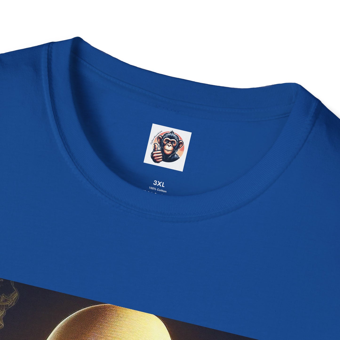 Bonobo whiskey and smoking T-Shirt Printify