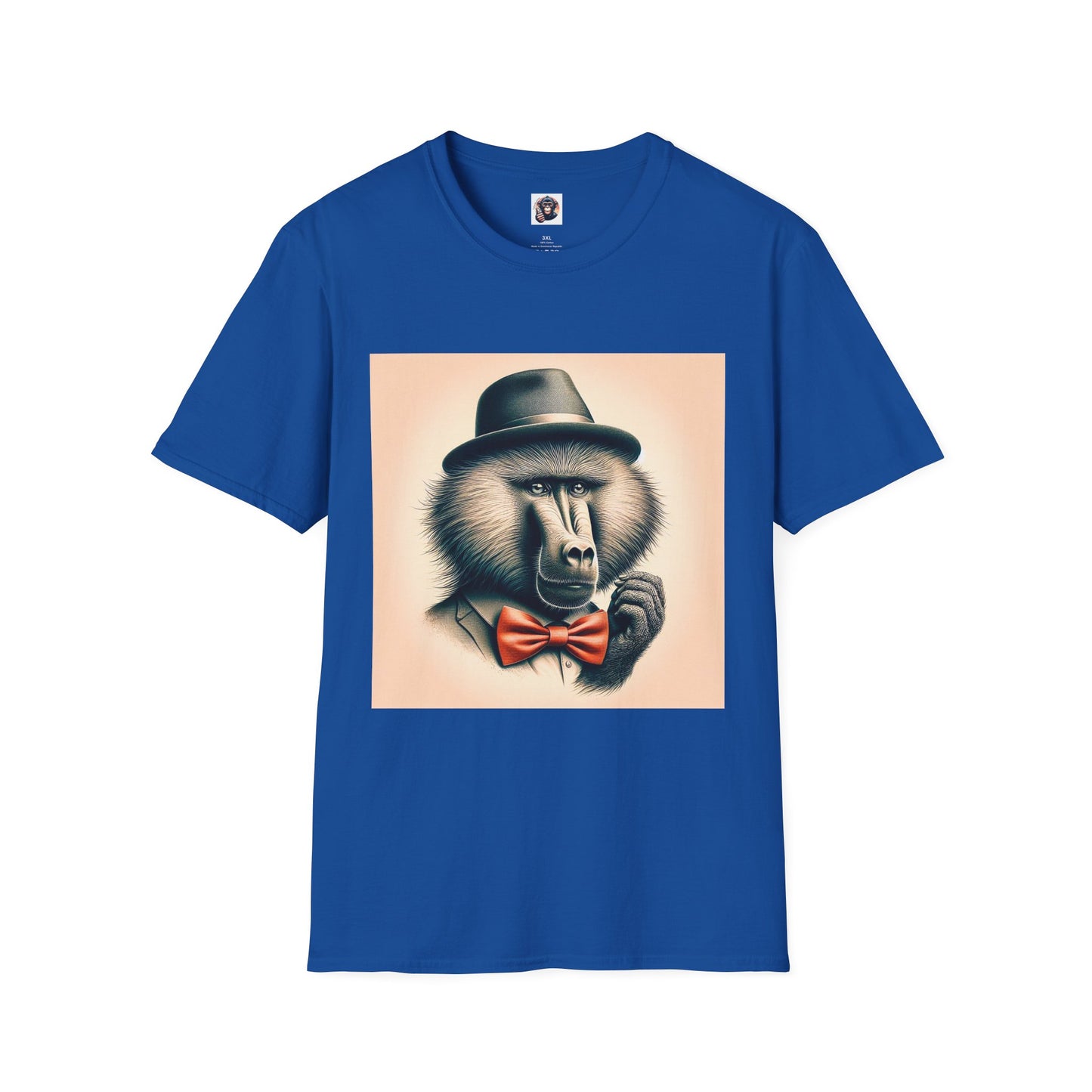 Baboon T-Shirt Printify XS Royal 