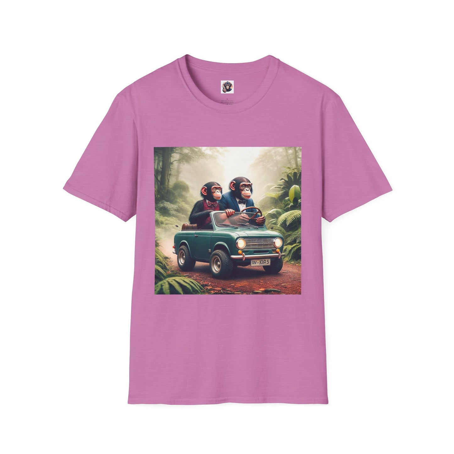 Wacky Bonobo T-Shirt Printify S Heather Radiant Orchid 