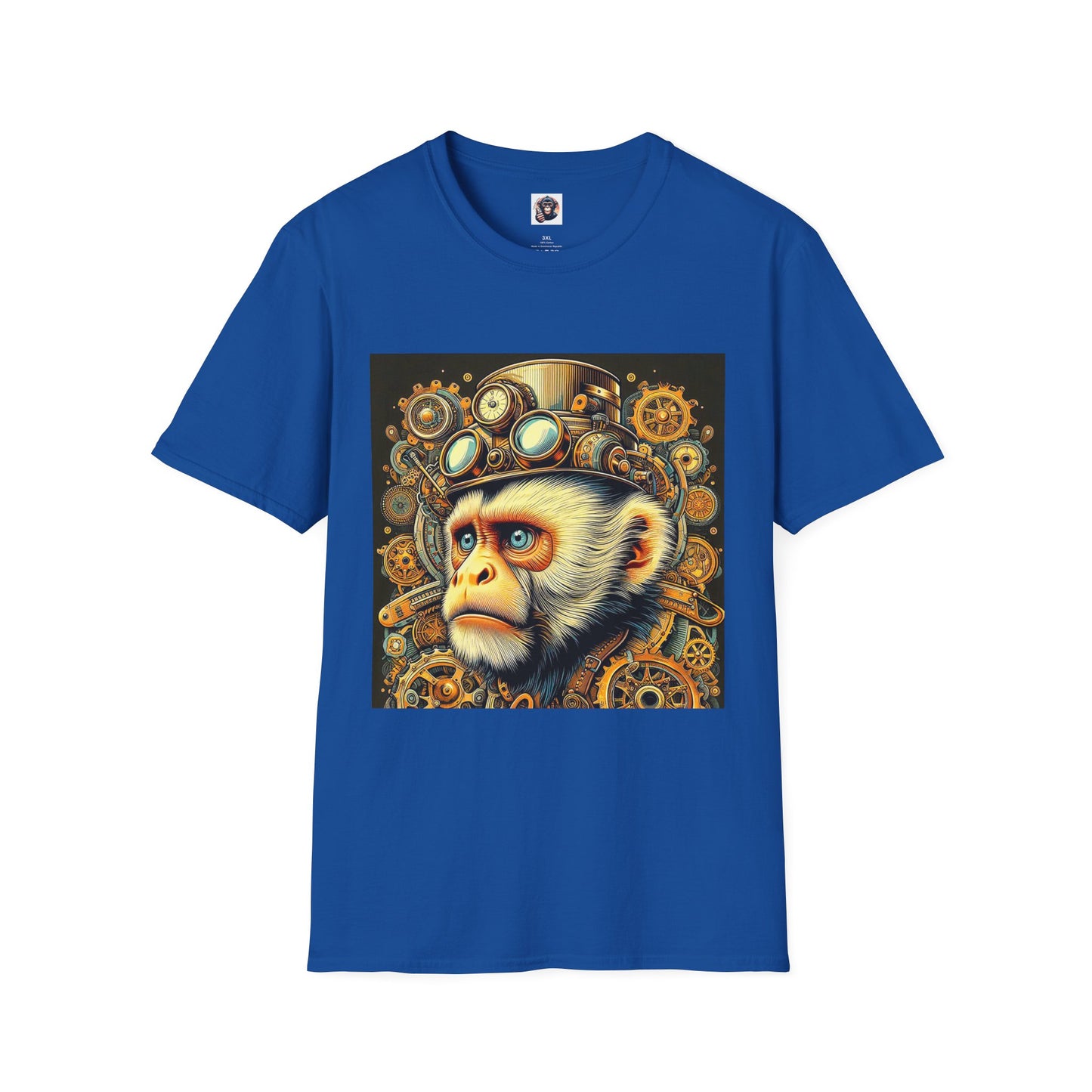 Capuchin Monkey T-Shirt Printify XS Royal 