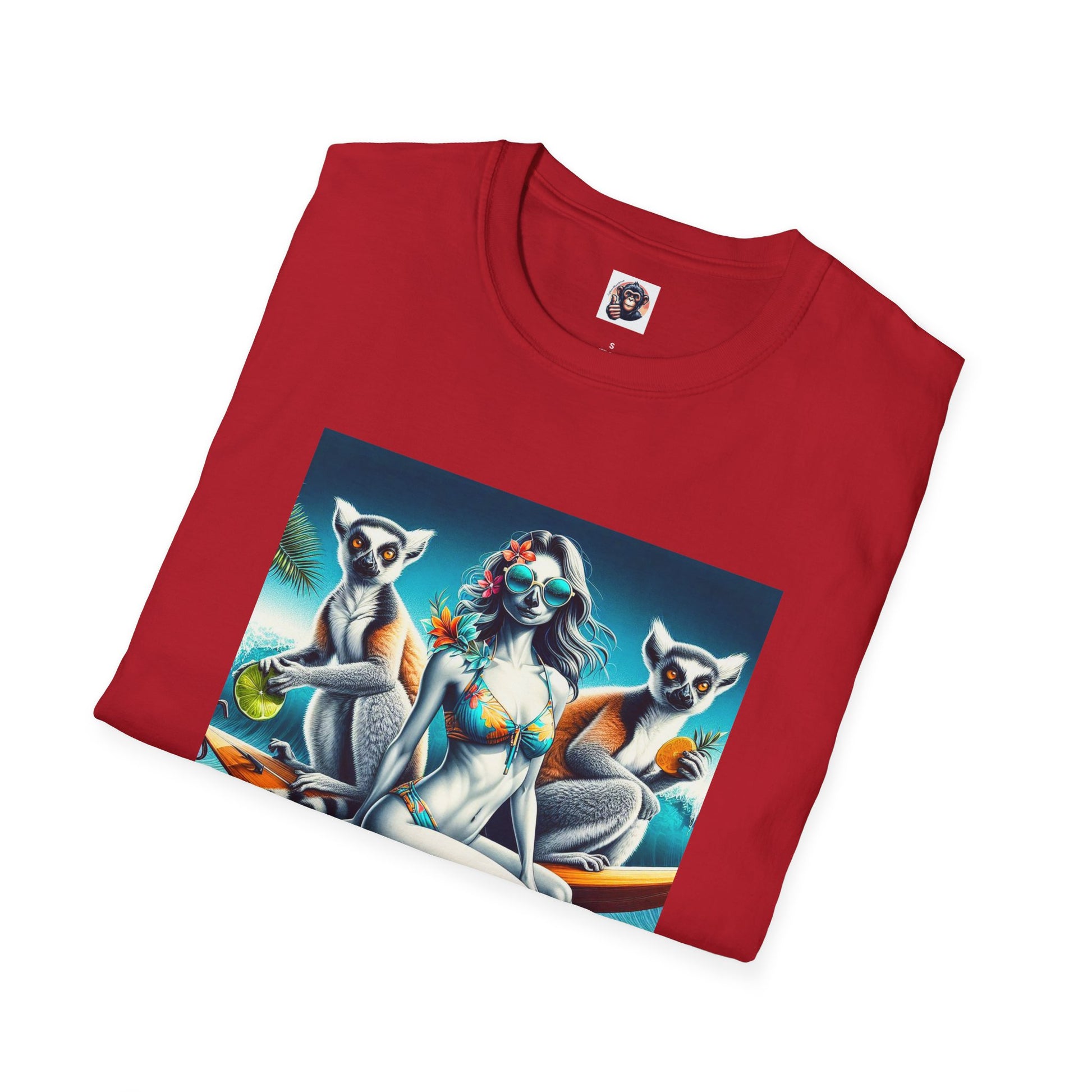 Lemurs T-Shirt Printify   