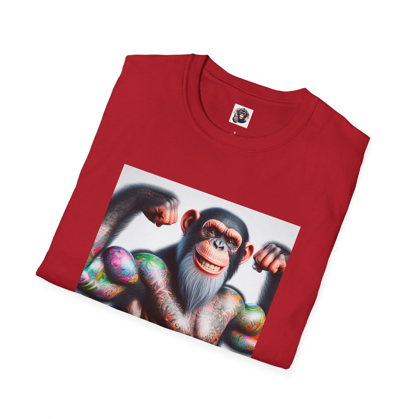 Chimp T-Shirt Printify   